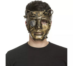 Vollgesichts Steampunk Maske