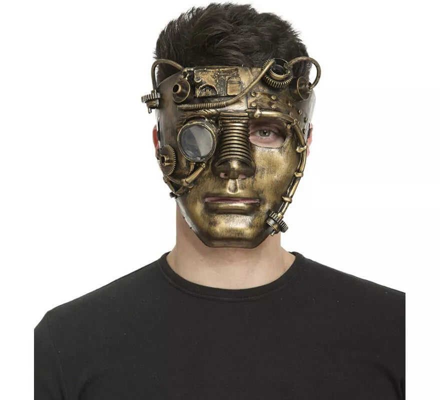 Translation missing: de.Mascara de Steampunk Cara Completa