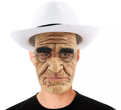 Alter Mann Maske mit Hut