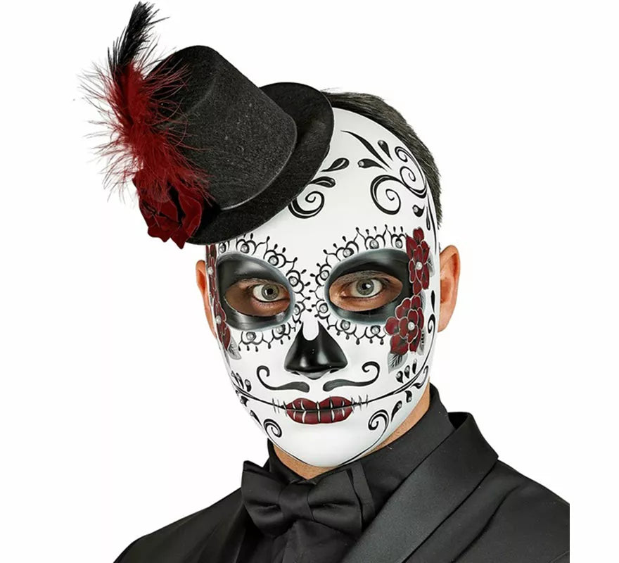 Translation missing: de.Máscara Día de Los Muertos con Sombrero
