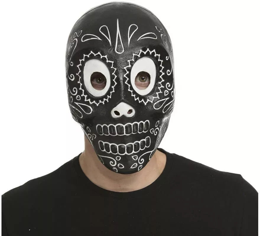 Translation missing: de.Máscara Día de Los Muertos Negra