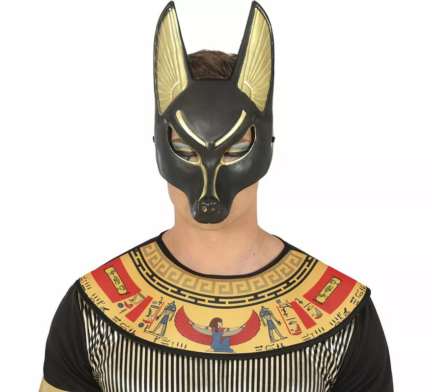 Máscara Egipcia de Anubis de PVC adulto