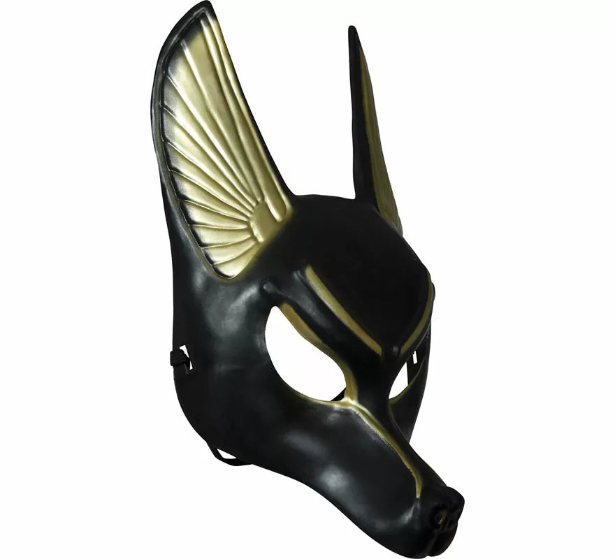 Translation missing: de.Máscara Egipcia de Anubis de PVC adulto