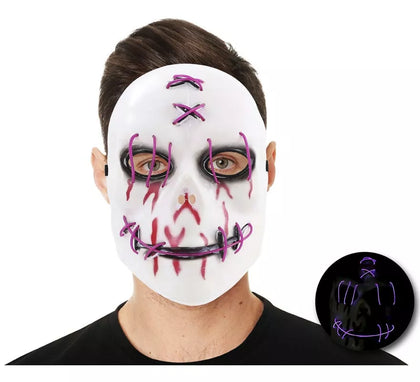 Máscara Joker con Tubo de Luz