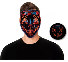 Orange finstere LED-Maske mit Kunststofflicht
