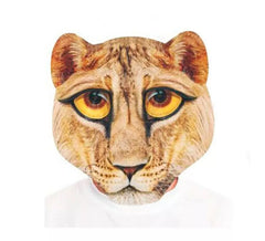 Bedruckte Löwenmaske mit großen Augen