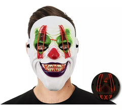 Clown Maske mit Leuchtröhre