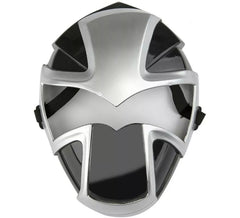 Silberne Ninja Maske 15x29 cm