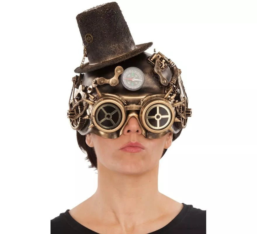 Translation missing: de.Máscara Steampunk Marrón
