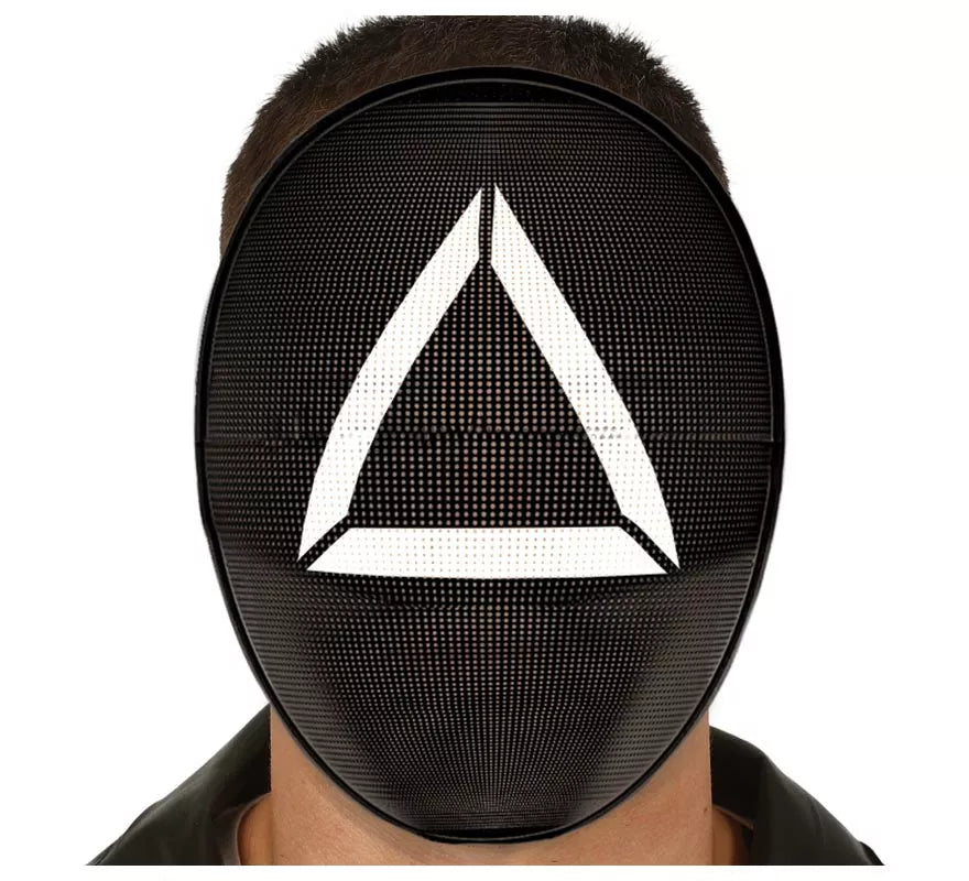 Translation missing: de.Máscara Triángulo Vigilante de Juego de PVC