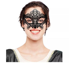 Zorro-Maske aus schwarzer Spitze für Erwachsene