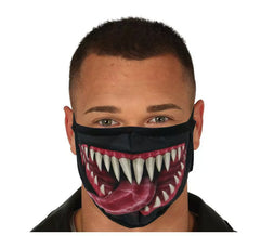 Mask 3 Ply Stoff Fangs erwachsenen Giants