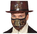 Mascarilla 3 Capas de Tela Steampunk para adultos