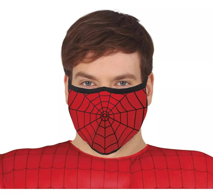 Translation missing: de.Mascarilla 3 Capas de Tela Superhéroe Arácnido para adultos