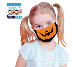 Schutzmaske kürbis für Kinder mit Filter (enthält 2 Filter)