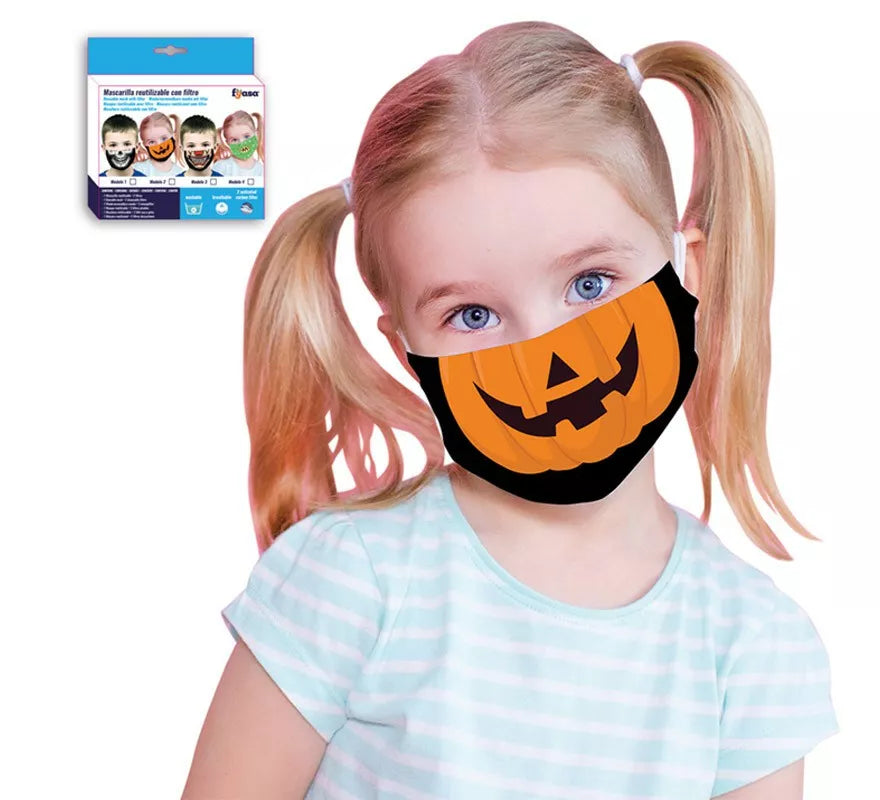 Translation missing: de.Mascarilla Calabaza Infantil con Filtro (Incluye 2 Filtros)