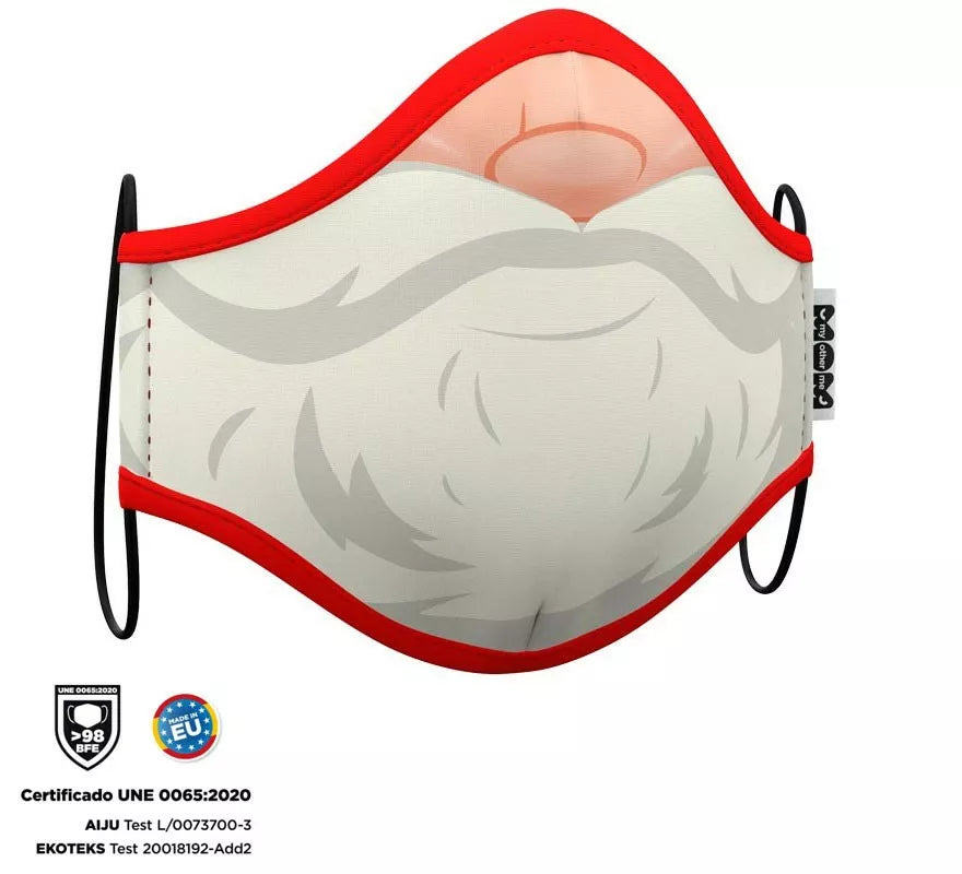 Translation missing: de.Mascarilla higiénica adultos Papá Noel Navidad