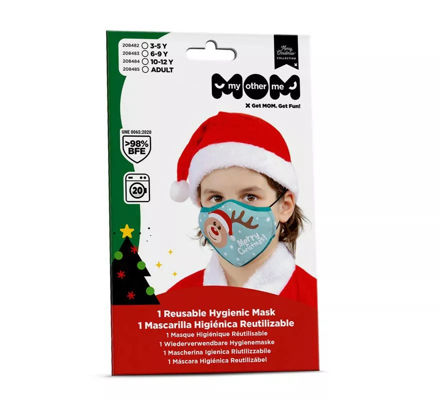 Translation missing: de.Mascarilla higiénica adultos Reno Navidad