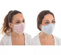 Mascarilla Higiénica estampada 3 filtros en 2 colores surtidos