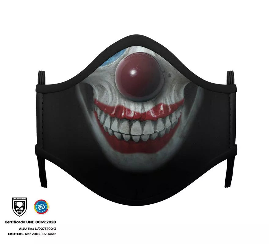 Translation missing: de.Mascarilla Higiénica Halloween Esqueleto Clown Infantil
