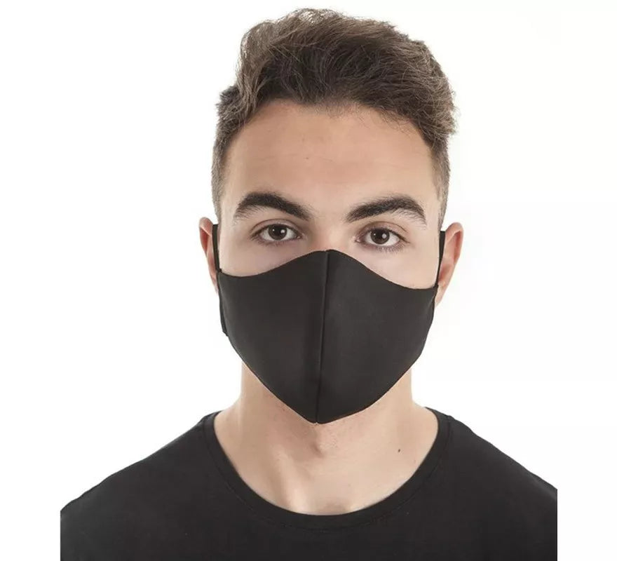 Translation missing: de.Mascarilla Higiénica Protectora Neopreno Negra con gomas