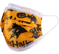 Mascarilla Higiénica Triple Capa Halloween naranja infantil