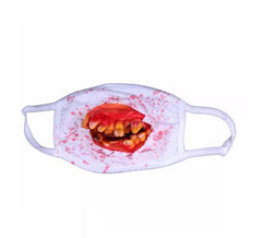 Zombie-Maske mit verfallenen Zähnen