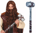 Maza Medieval Plateada de 60 cm
