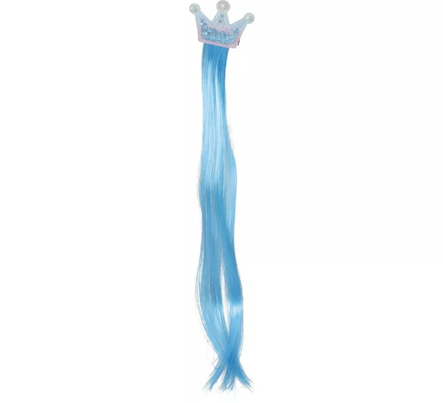 Translation missing: de.Mechón azul con Corona de 35 cm