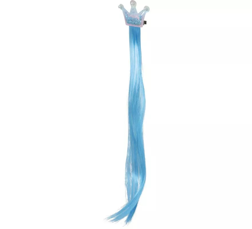 Translation missing: de.Mechón azul con Corona de 35 cm