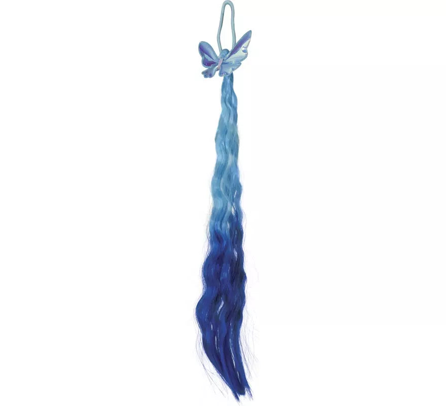 Translation missing: de.Mechón azul con Mariposa de 35 cm