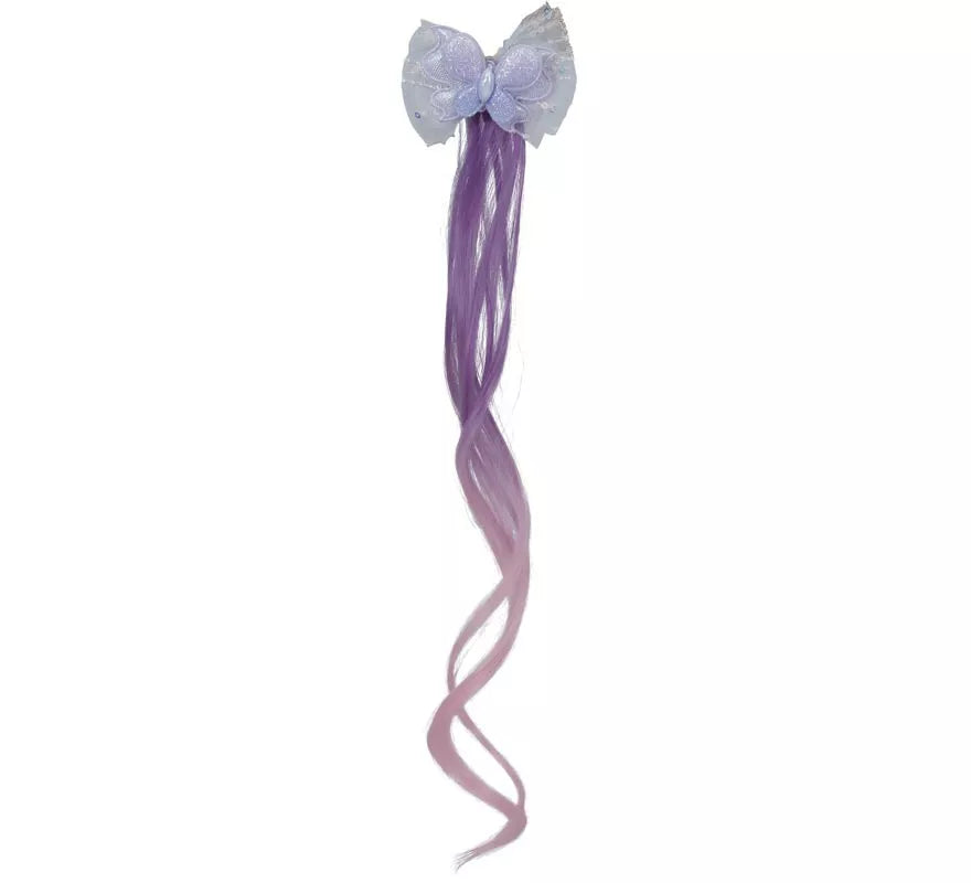 Translation missing: de.Mechón Lila con Mariposa de 35 cm