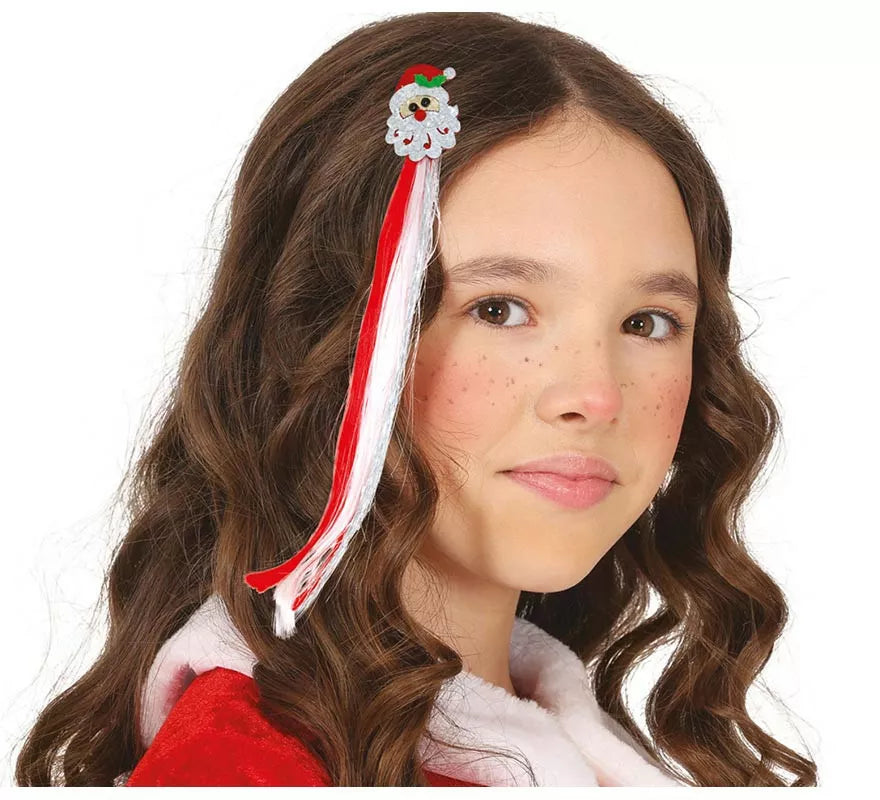 Translation missing: es.Mechón Papá Noel para cabello infantil de 30 cm