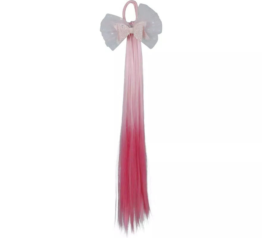 Translation missing: de.Mechón rosa con Lazo de 40 cm