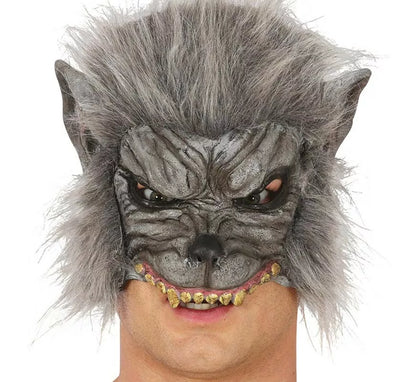 Media Máscara de Hombre Lobo Vinilo