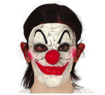 Media Máscara de Payaso Sonriente