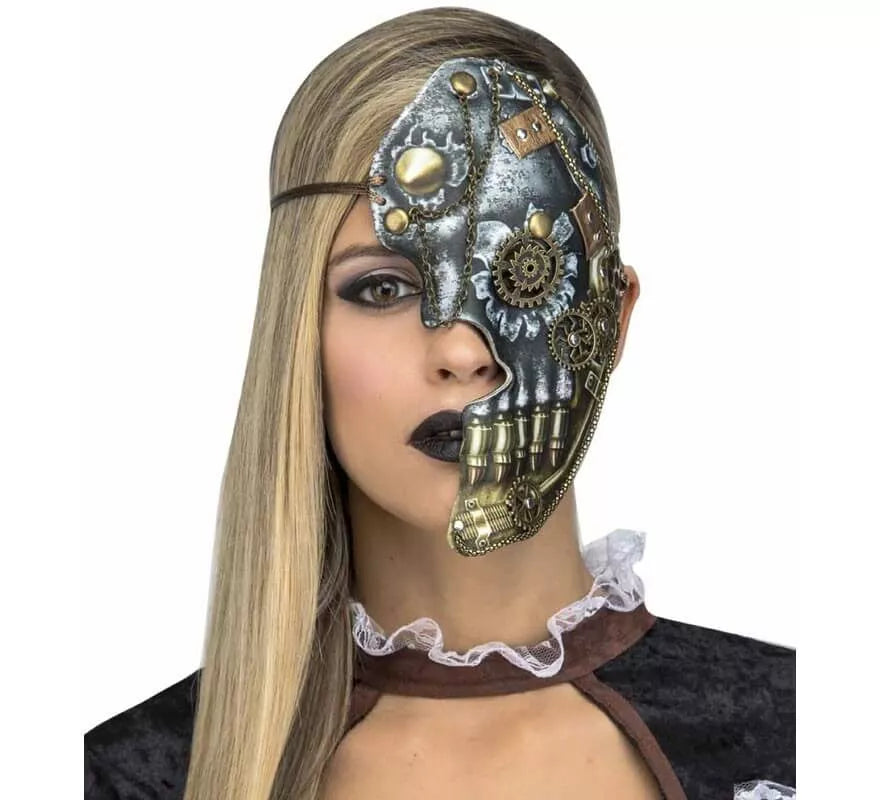 Translation missing: de.Media Máscara Steampunk con Cadena