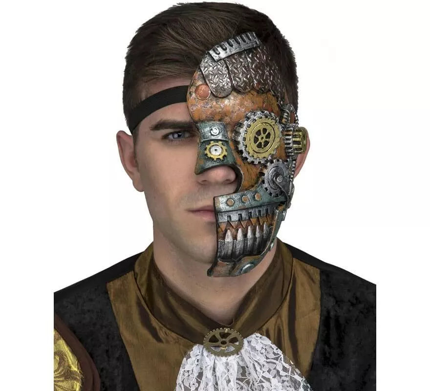 Translation missing: de.Media Máscara Steampunk con Rodamientos
