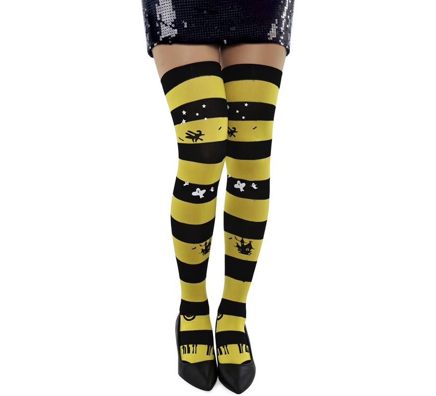 Translation missing: de.Medias a Rayas negro y amarillo