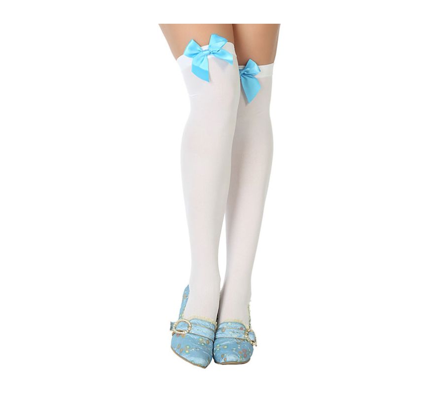 Translation missing: de.Medias Blancas con Lazos en varios colores