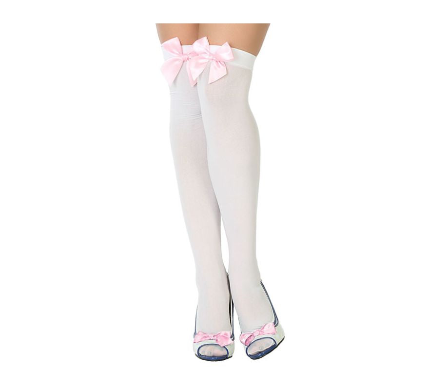 Translation missing: de.Medias Blancas con Lazos en varios colores