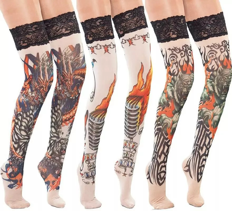 Translation missing: de.Medias con Tatuajes 3 Modelos surtidos