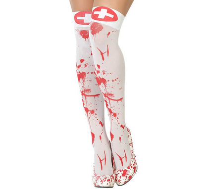 Medias de Enfermera con Sangre