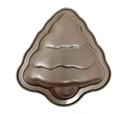 Molde Árbol de Navidad metálico para pasteles de 15 cm