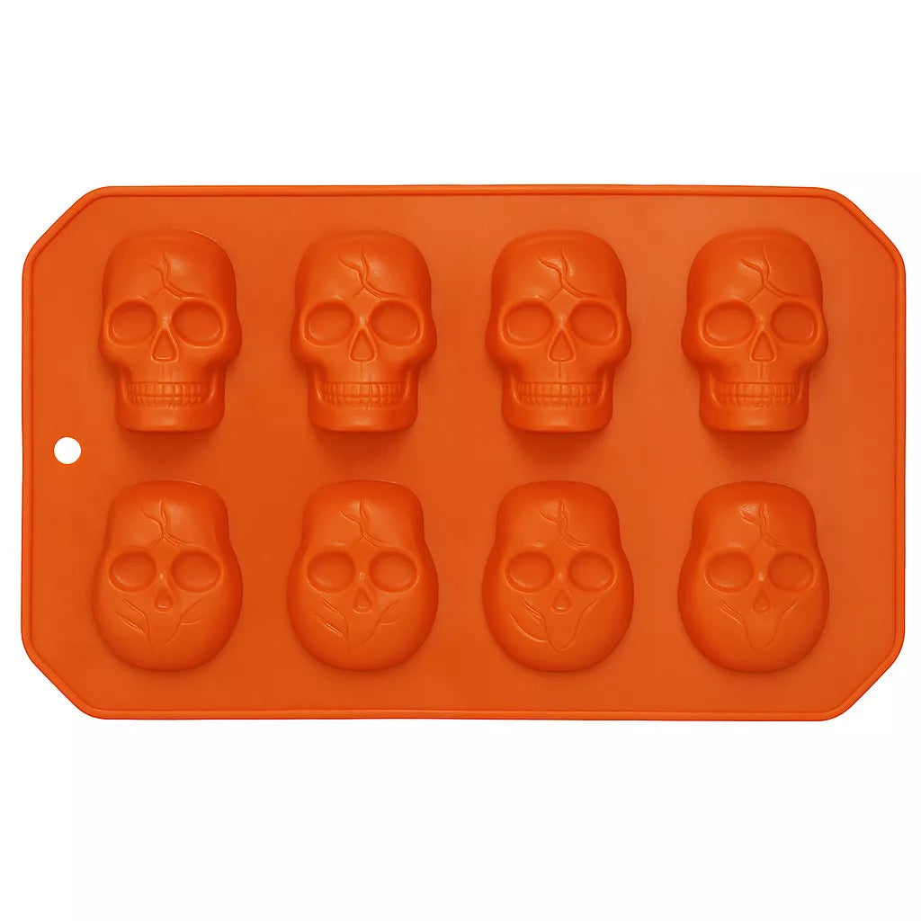 Translation missing: de.Molde de Cubitos de Hielo con forma de Calaveras 21x12 cm