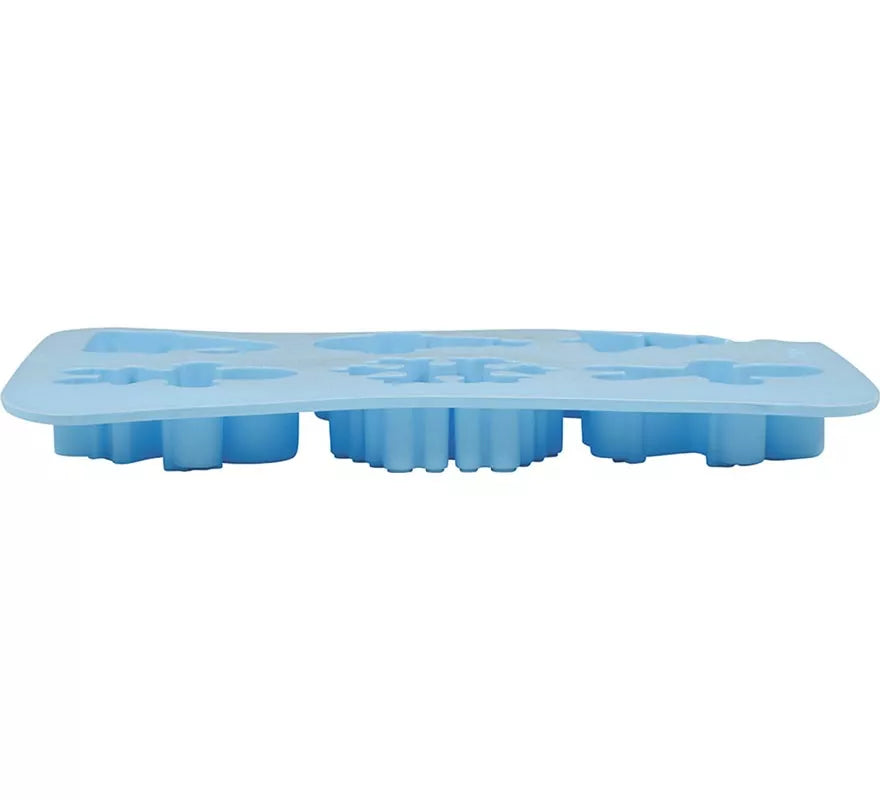 Translation missing: de.Molde de Silicona azul para 6 Galletas Navideñas de 16x25 cm