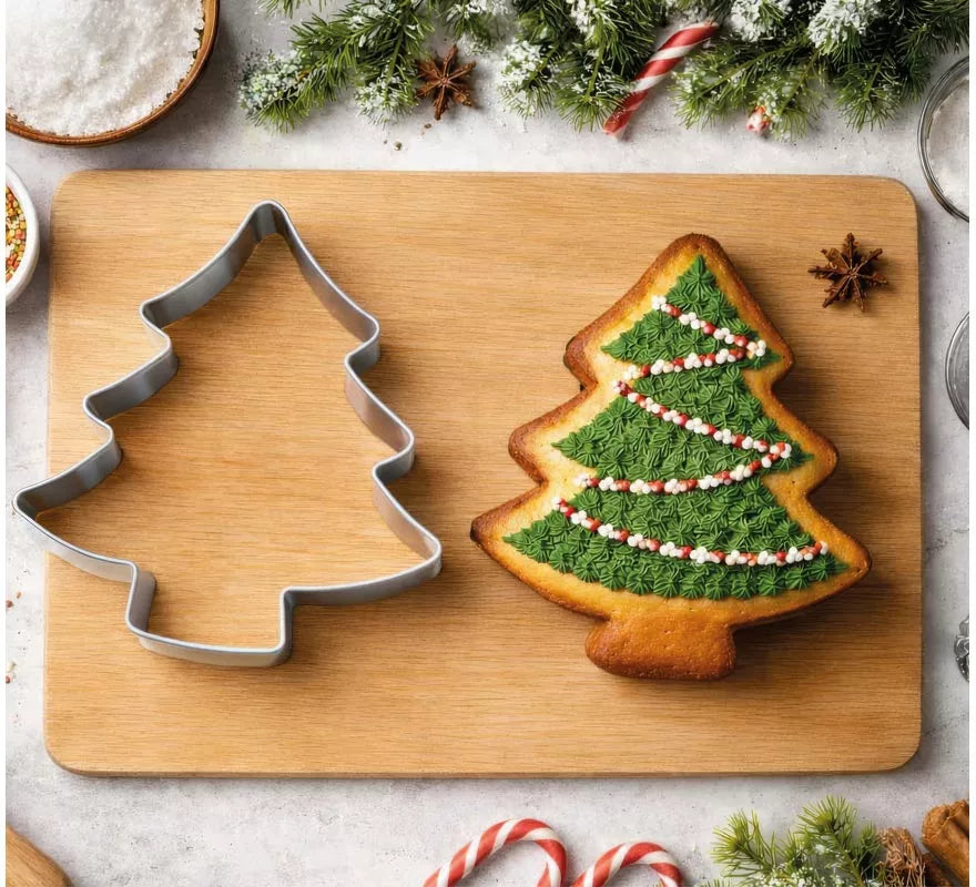 Translation missing: de.Molde Metálico de Árbol de Navidad para Galletas de 9 cm