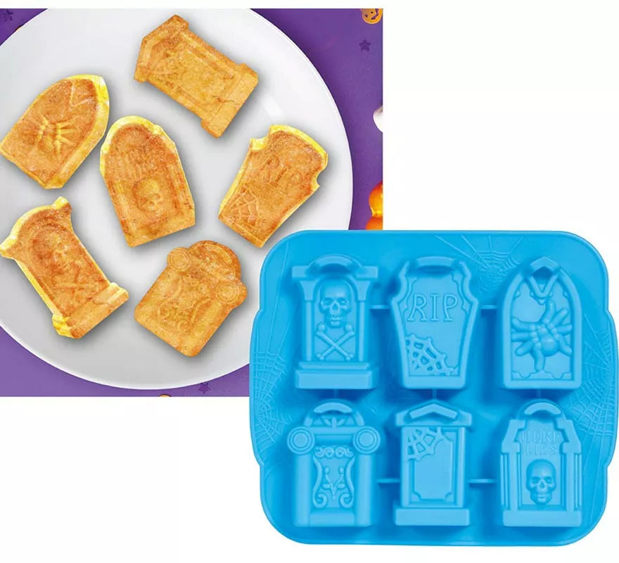 Translation missing: de.Molde para 6 Galletas de Tumbas 21x18 cm