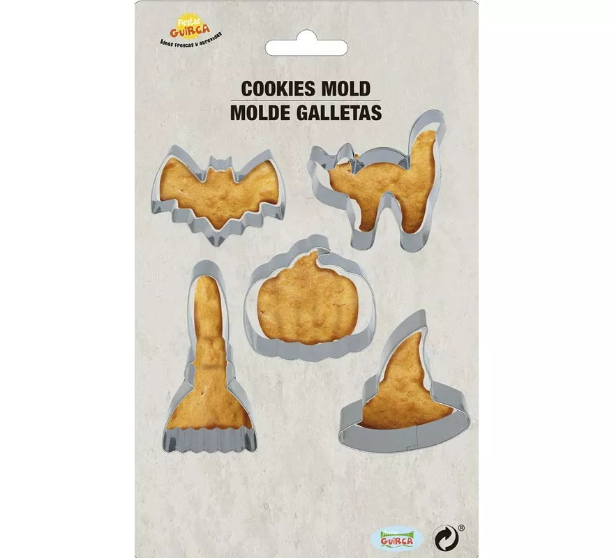 Translation missing: de.Moldes Metálicos para 5 Galletas Halloween