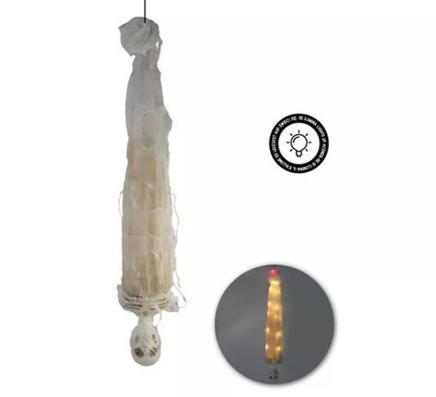 Momia decorativa colgada boca abajo con Luz de 89 cm